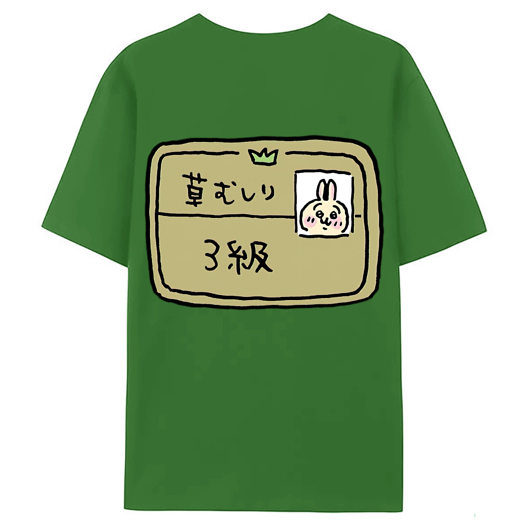 （画像用） ちいかわ うさぎ Chii-kawa usagi レディース半袖Tシャツ(バックプリント)